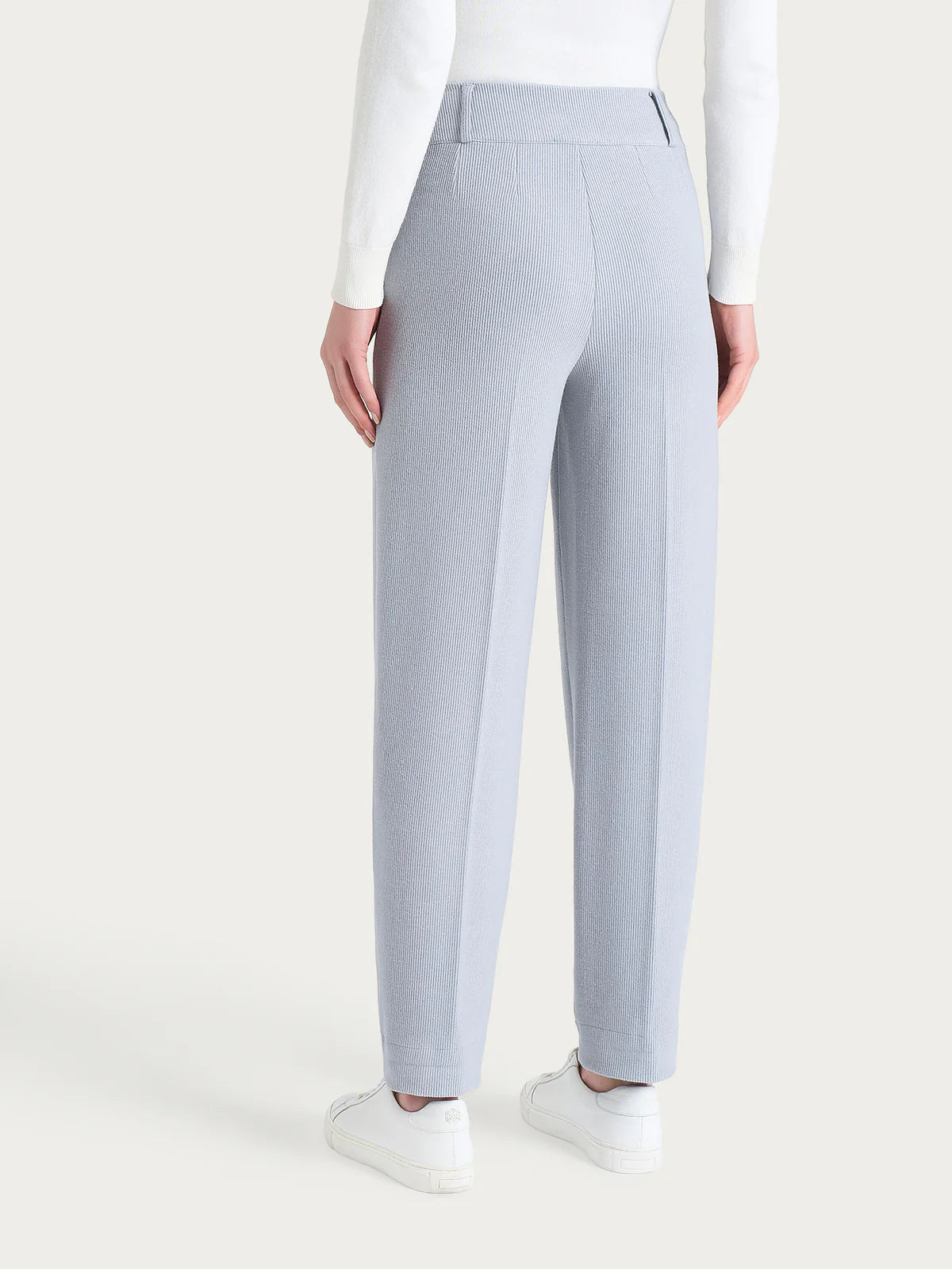 VELVET PANTS CARROT WITH POCKETS AND PINCES