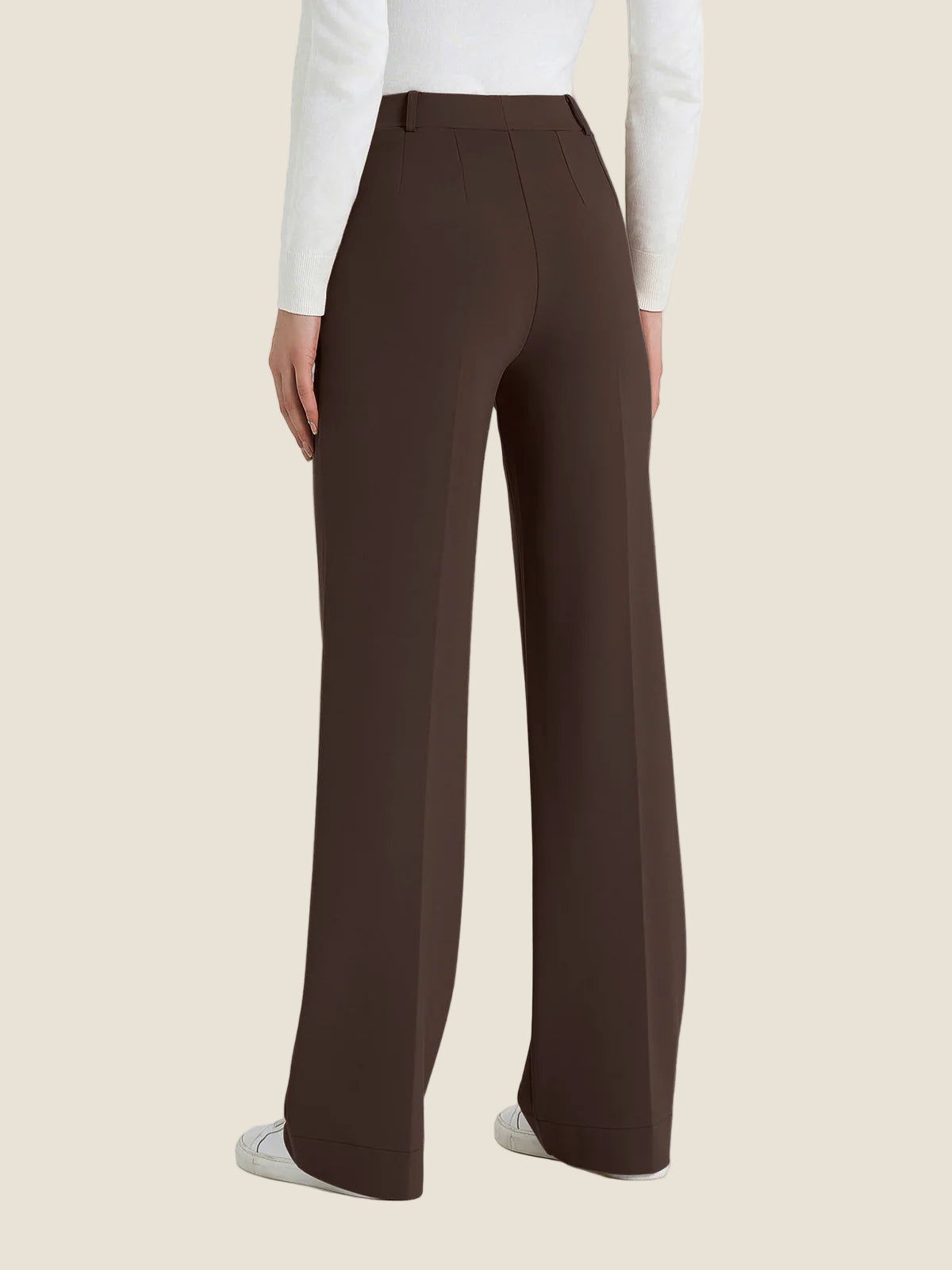 Ragno Pantalone ampio con tasche in Cashmere Compact