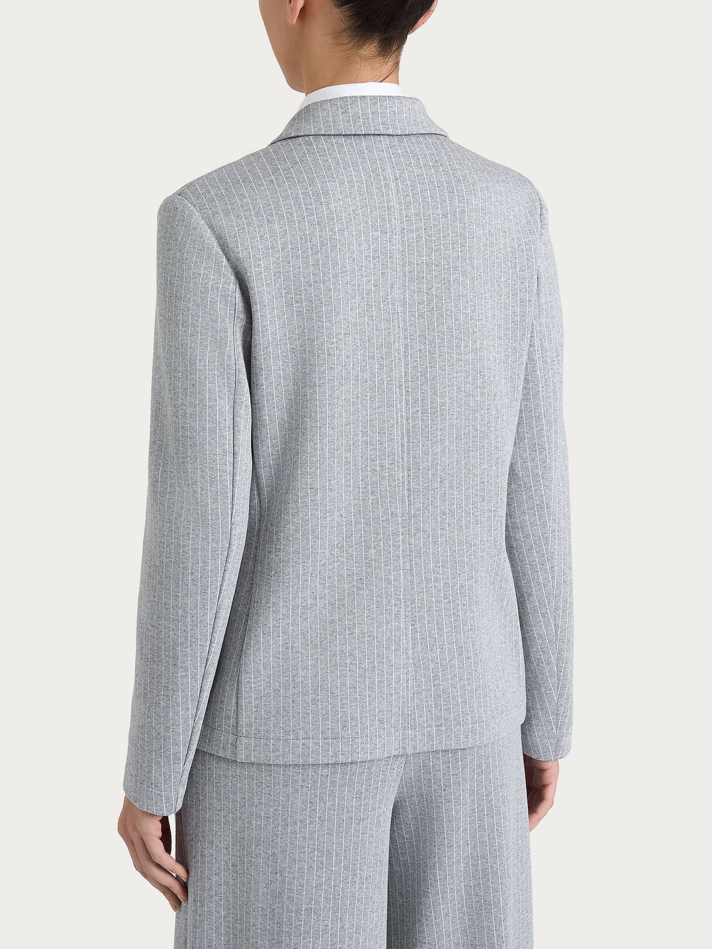 ECO JACQUARD BLAZER DOPPIO PETTO