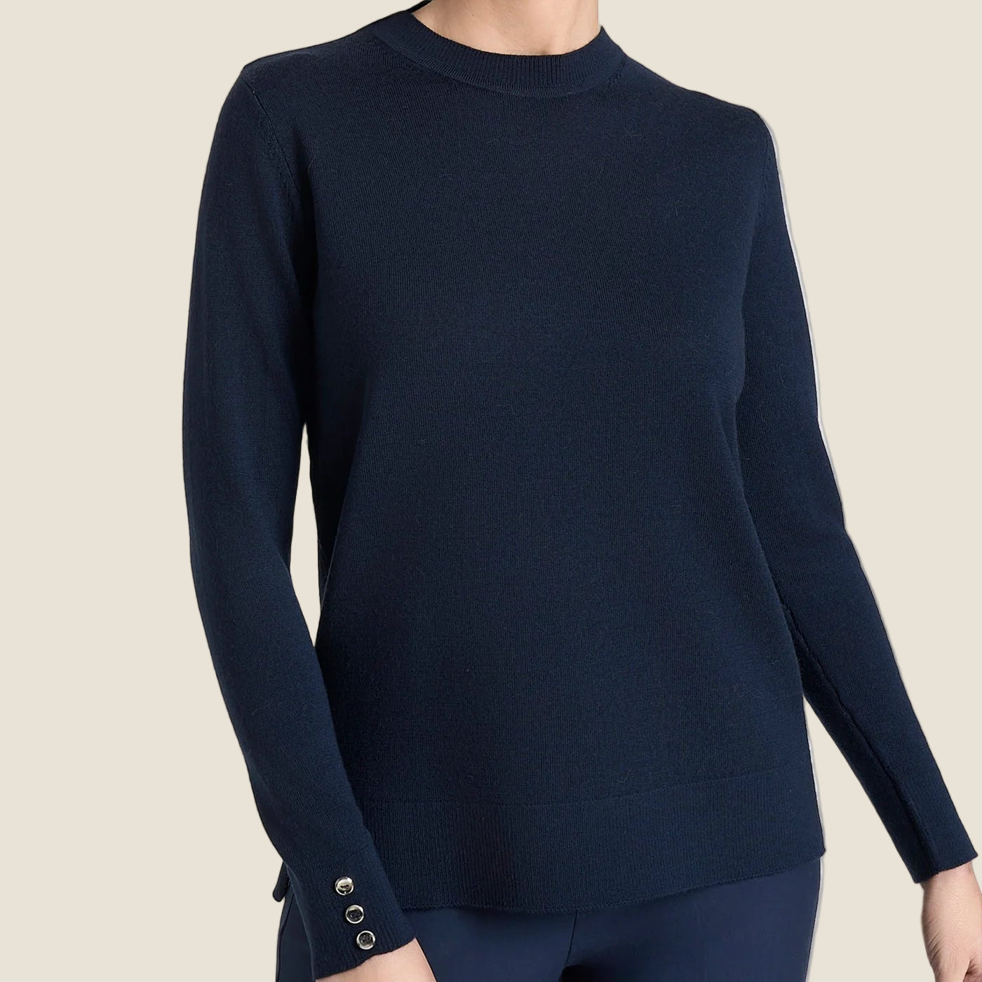 Ragno  Maglia girocollo in Merino Soft