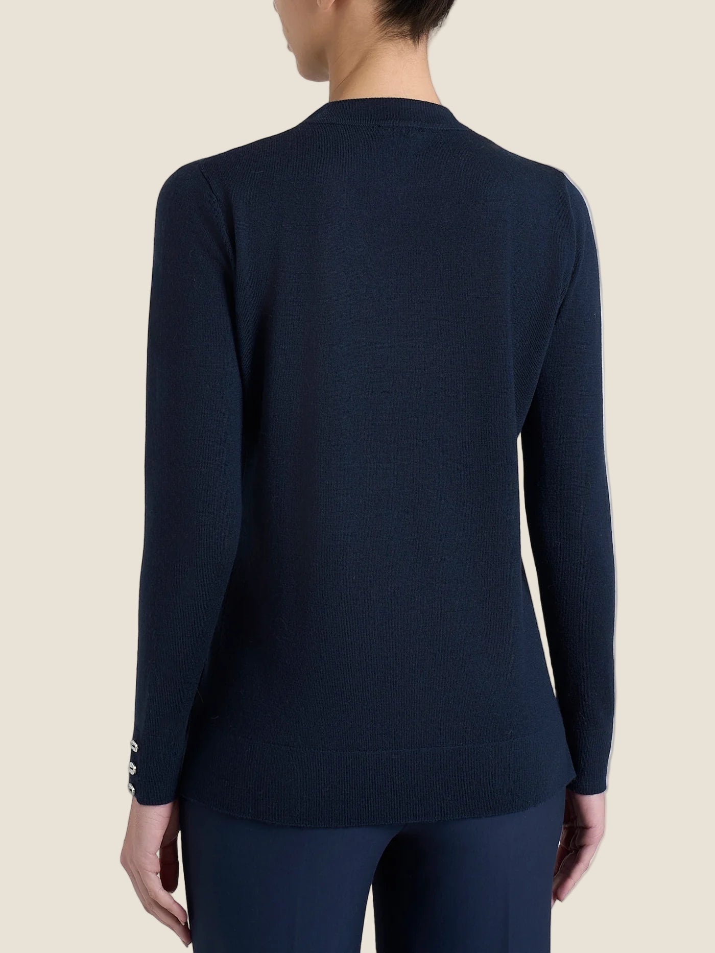 Ragno  Maglia girocollo in Merino Soft