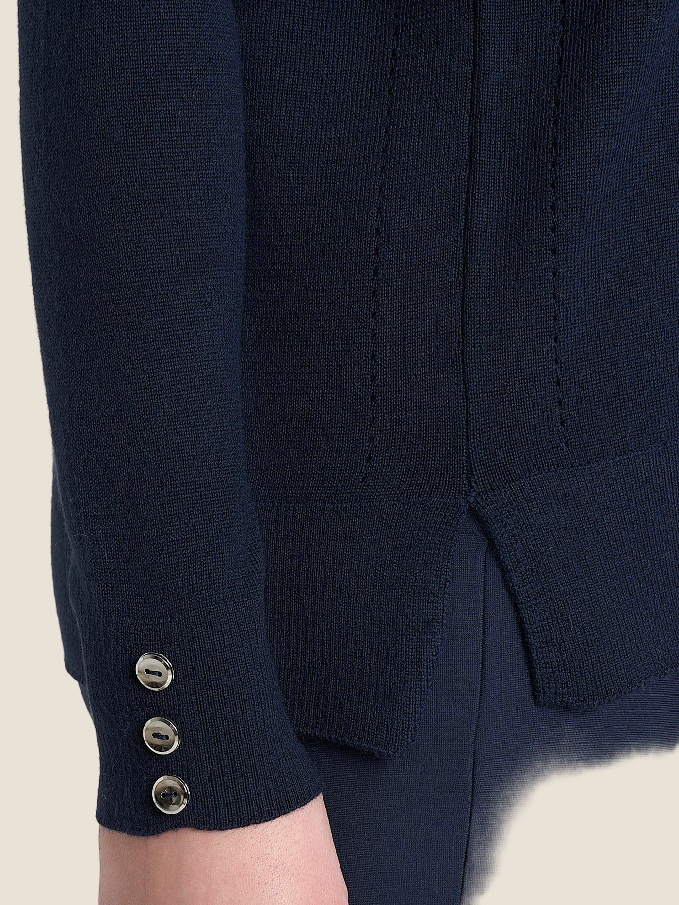 Ragno  Maglia girocollo in Merino Soft