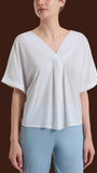 Ragno - Blusa con manica kimono in Voile Stretch