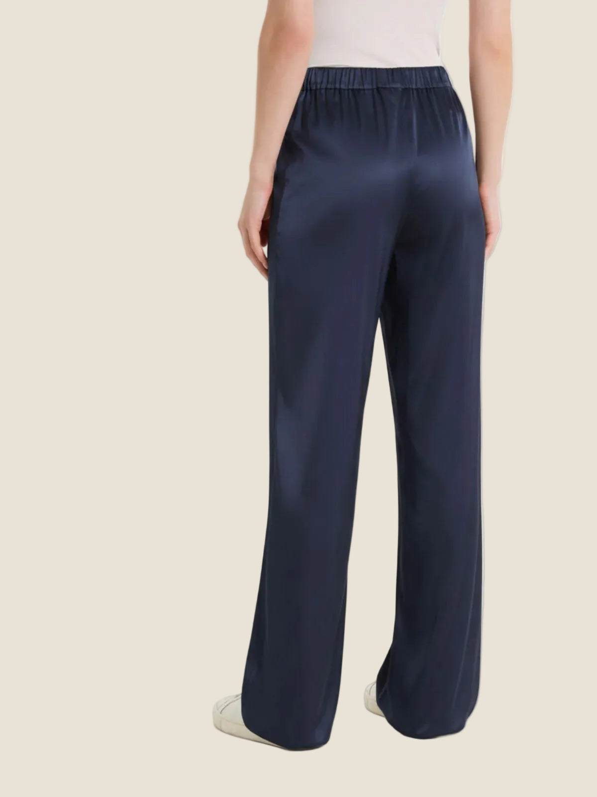 Ragno - Pantalone ampio in Stretch Satin