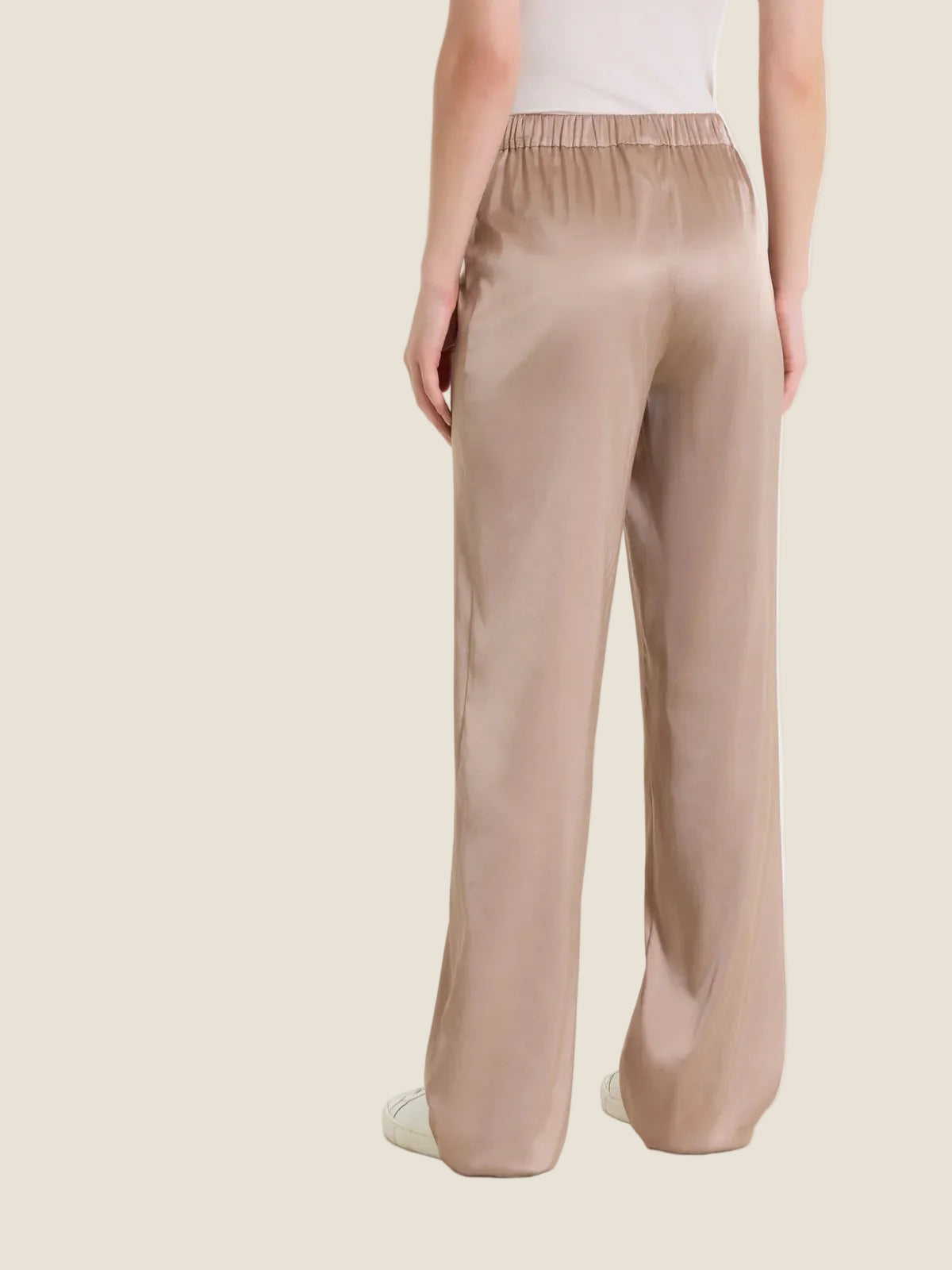 Ragno - Pantalone ampio in Stretch Satin