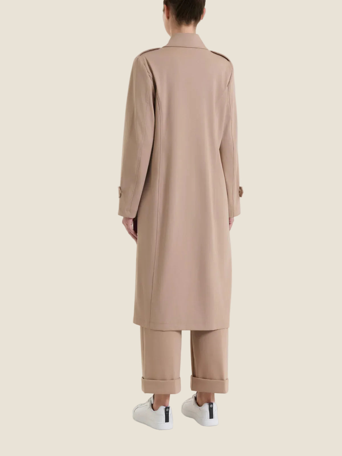 Ragno - Trench lungo in Compact Light