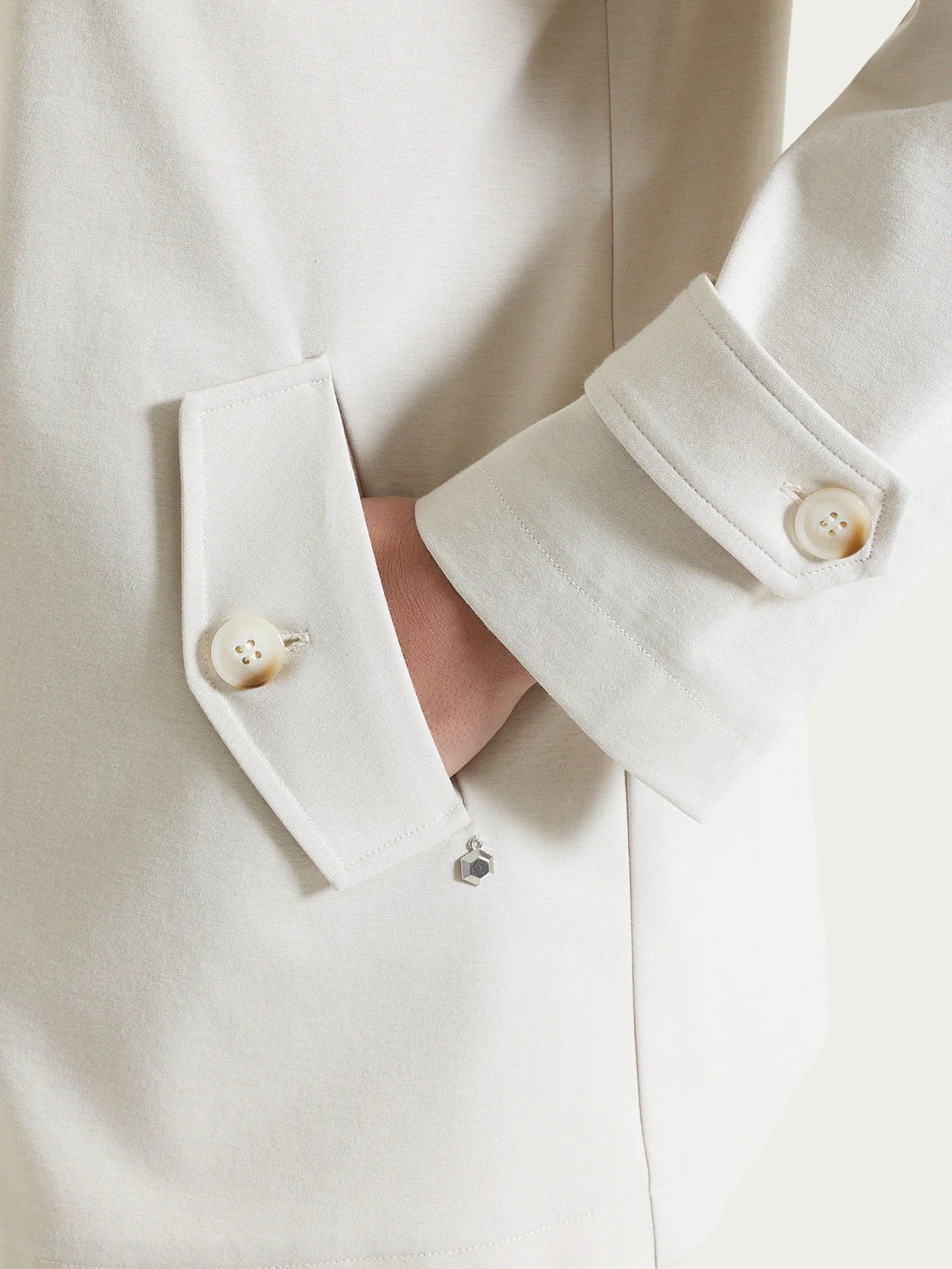 Ragno - Trench corto in Compact Light