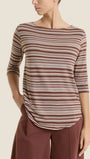 Ragno Maglietta a Righe Scollo a Barchetta
