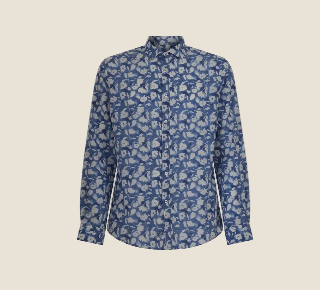 Over/D - Camicia M/L Collo Francese