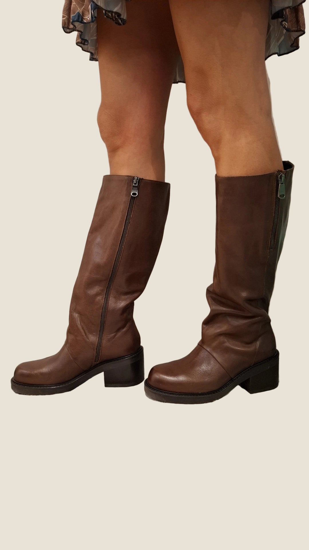 HELENA BARKER STIVALE DONNA COLORE CUOIO