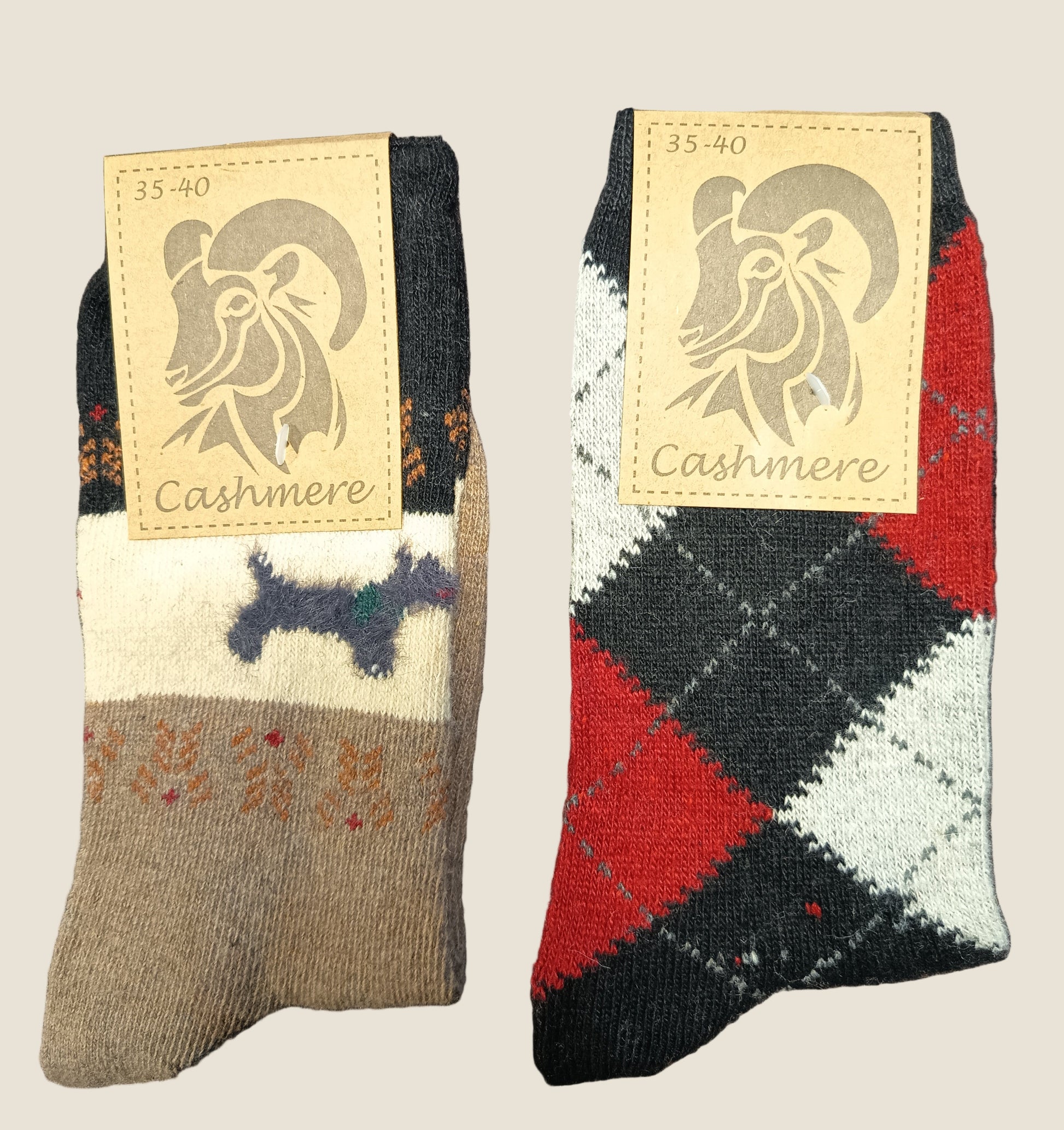 Madison shop Coppia di calze in misto cashmere