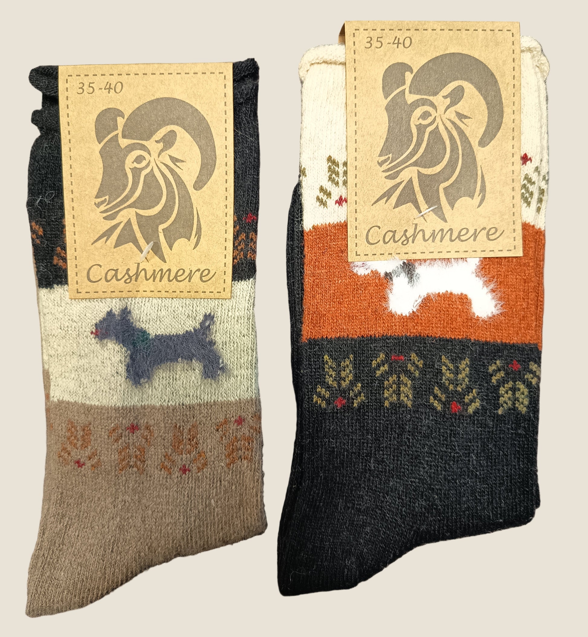 Madison shop Coppia di calze in misto cashmere