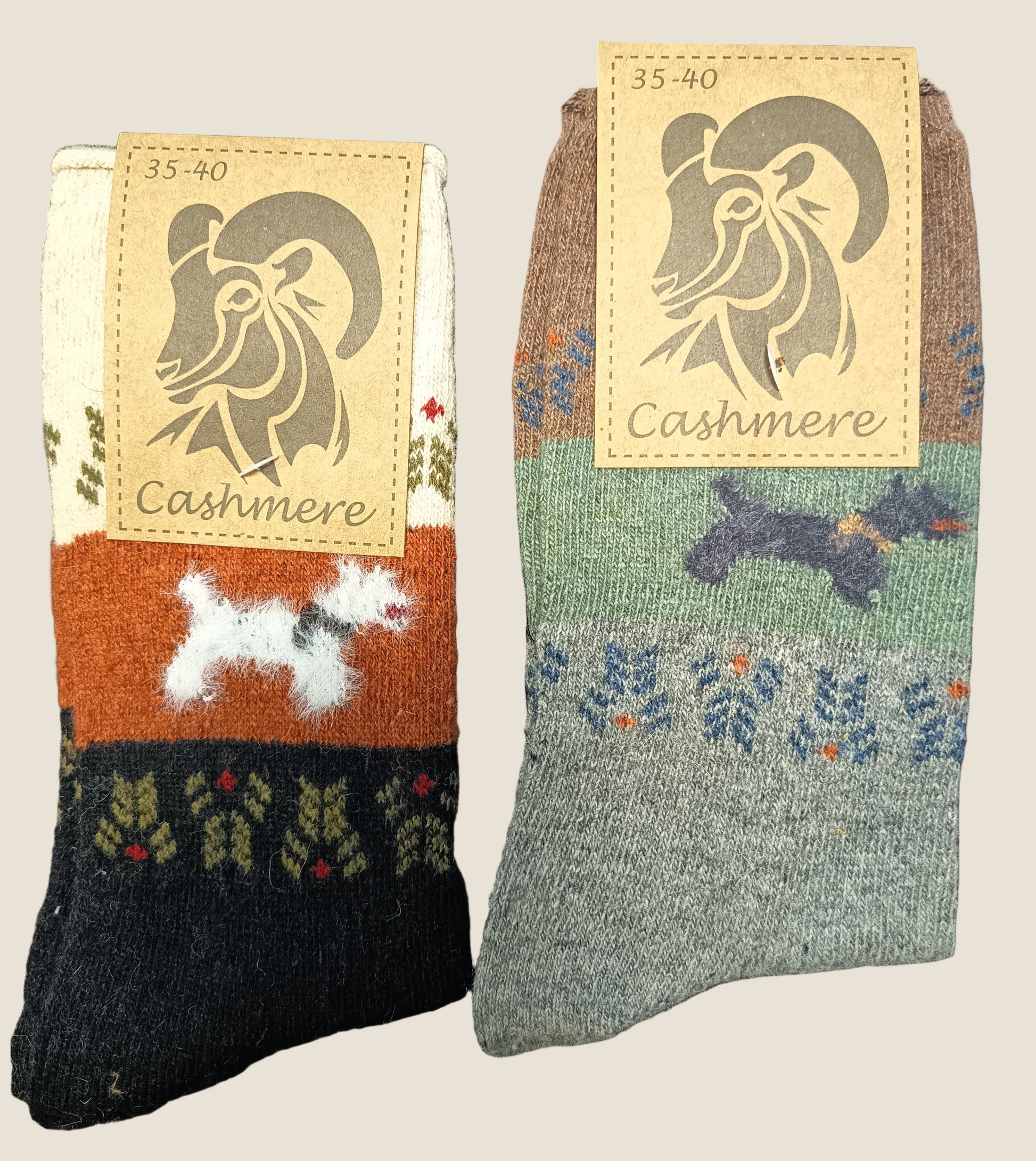 Madison shop Coppia di calze in misto cashmere