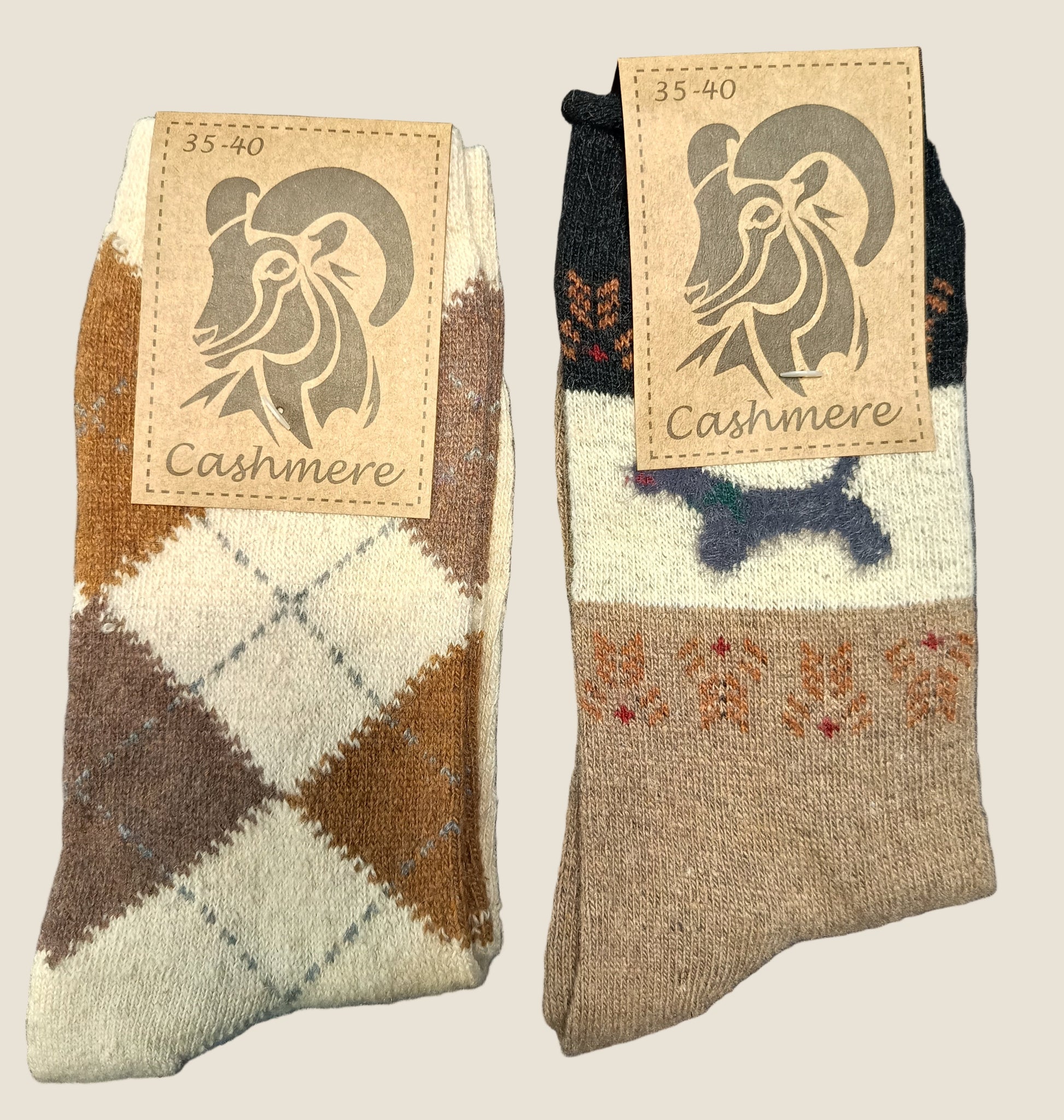 Madison shop Coppia di calze in misto cashmere