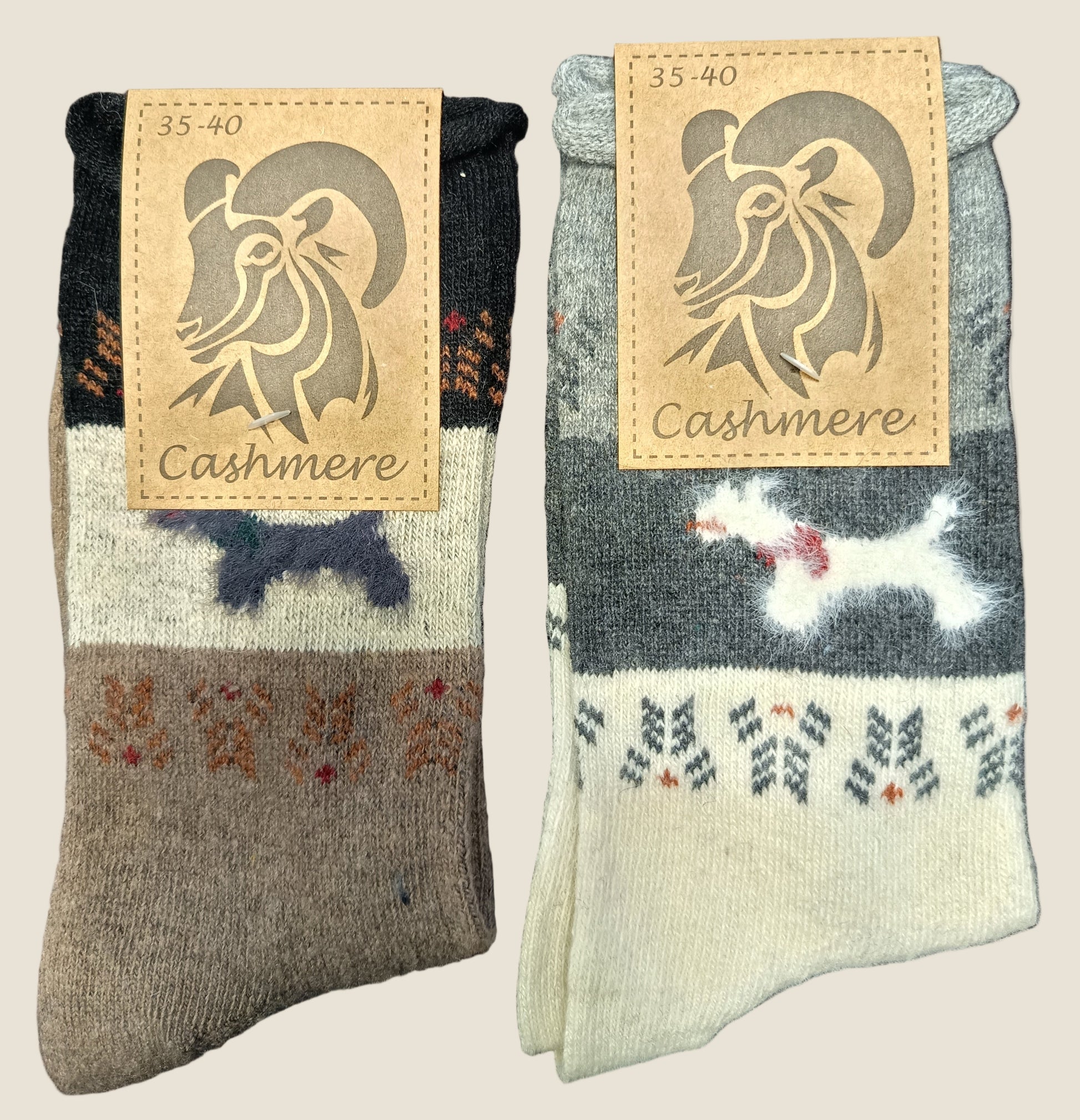 Madison shop Coppia di calze in misto cashmere