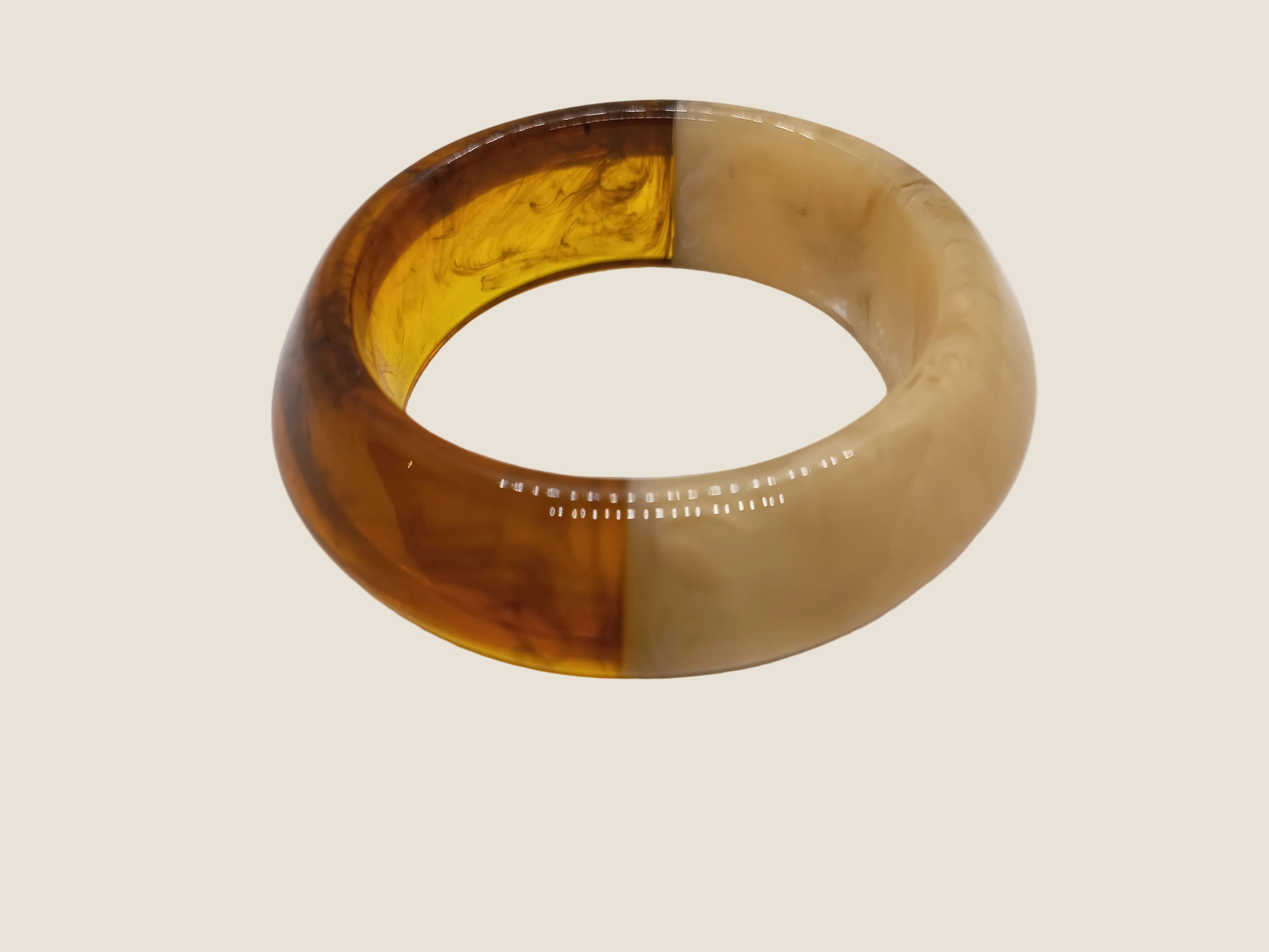 Madison shop Bracciale bicolor in lucite