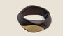 Madison shop Bracciale rigido bombato con placca in acciaio