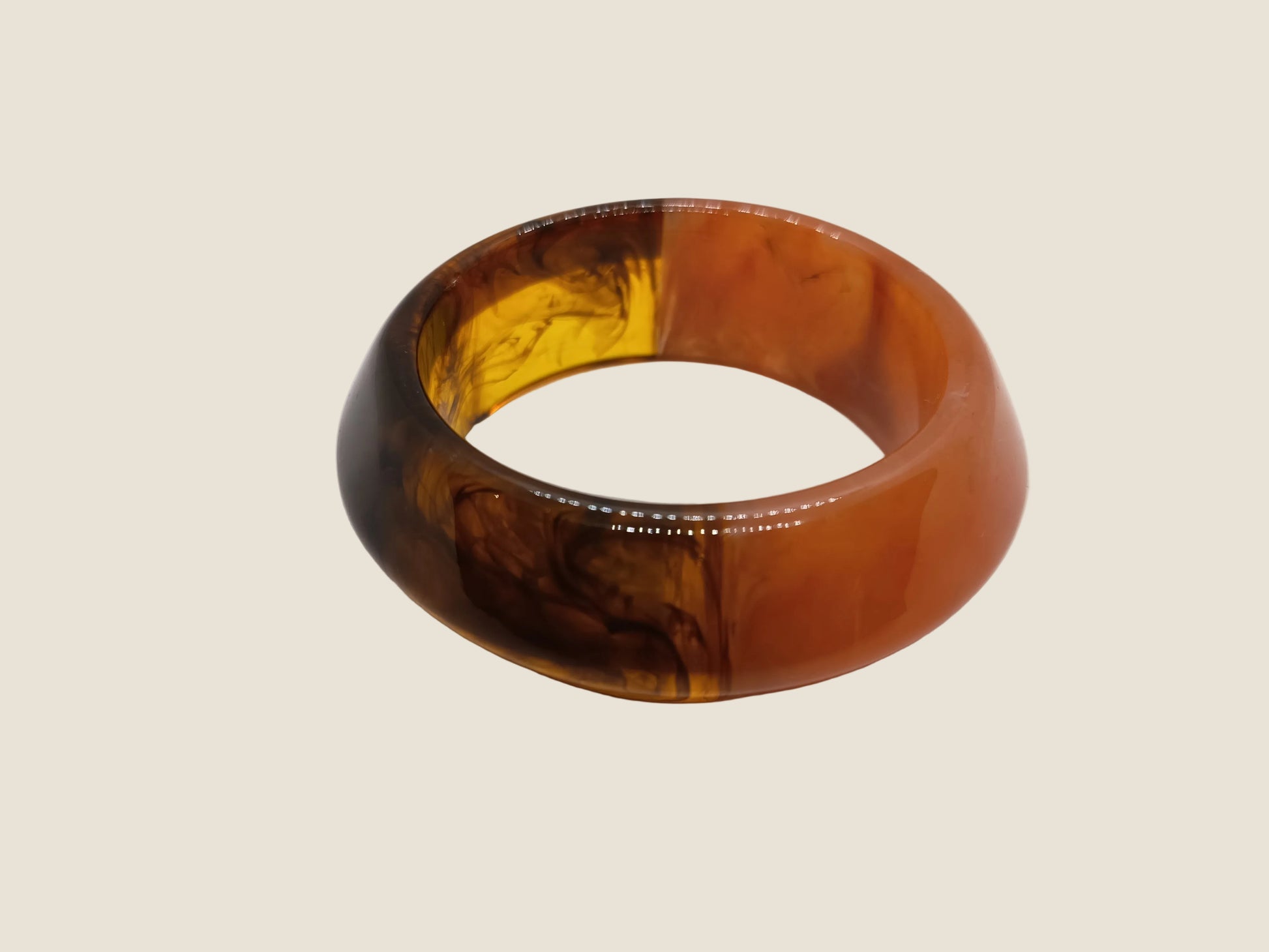 Madison shop Bracciale bicolor in lucite
