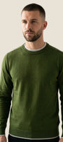 Pullover con contrasti
