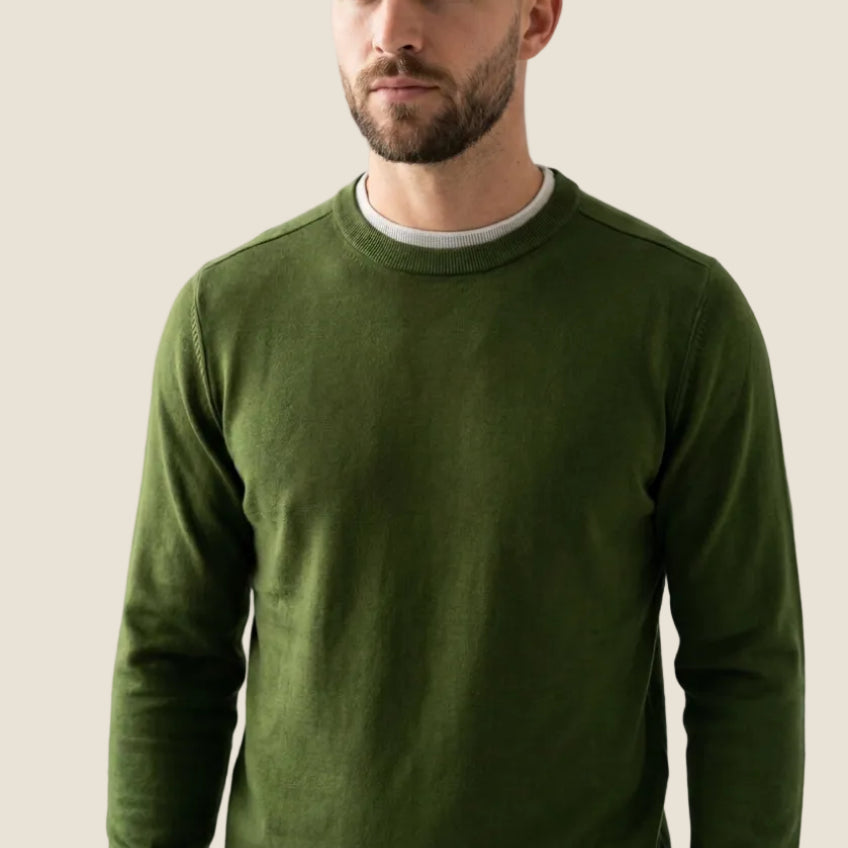 Pullover con contrasti