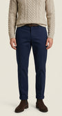 Pantalone chino 'slim fit' tasche doppio filetto dt.