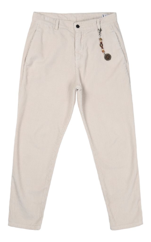 Over-D Pantalone Tappared in velluto a coste