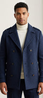 Giubbino modello peacot regular fit