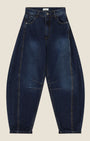 Jeans balloon fit con cuciture a contrasto Denim