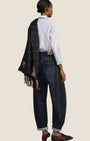 Jeans balloon fit con cuciture a contrasto Denim