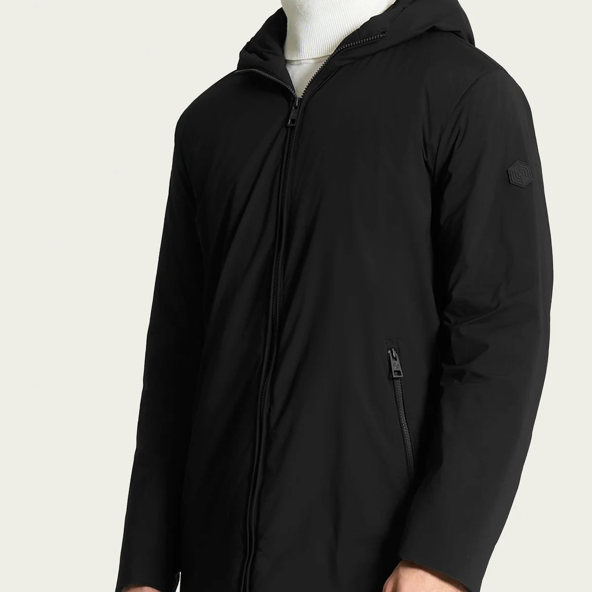 Ragno Piumerino Parka in lana con cappuccio