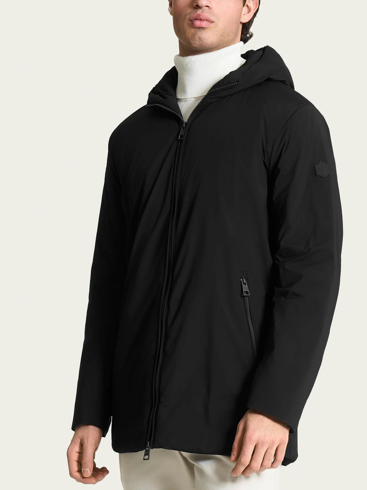 Ragno Piumerino Parka in lana con cappuccio