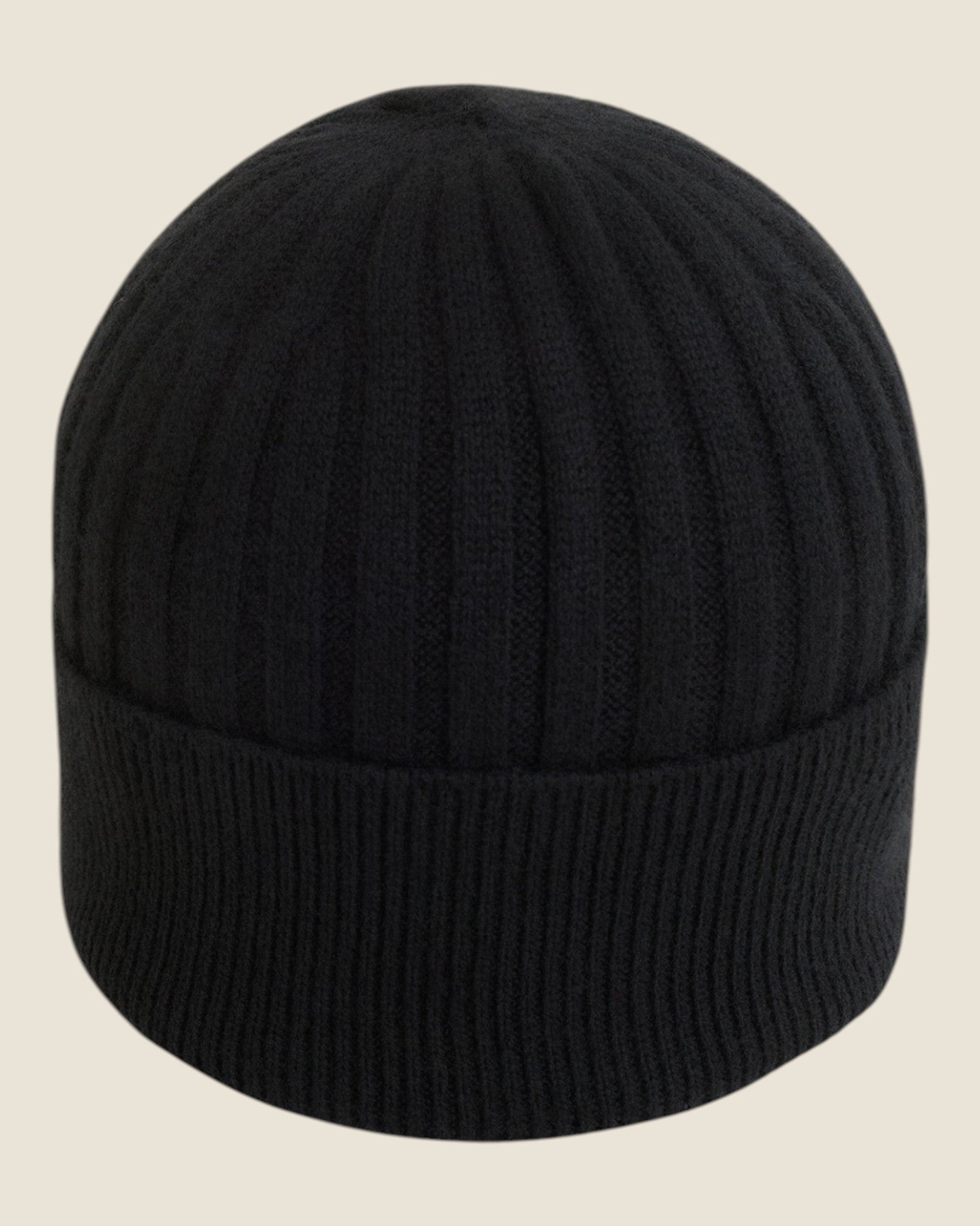 Berretto Unisex in misto Lana e Angora Nero
