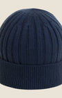 Berretto Unisex in misto Lana e Angora Bleu