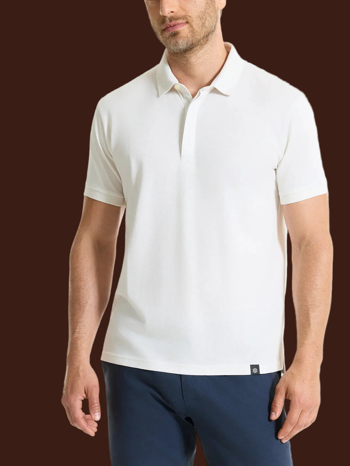 Ragno - Polo a manica corta in Cotone Piquet Double Mercerized