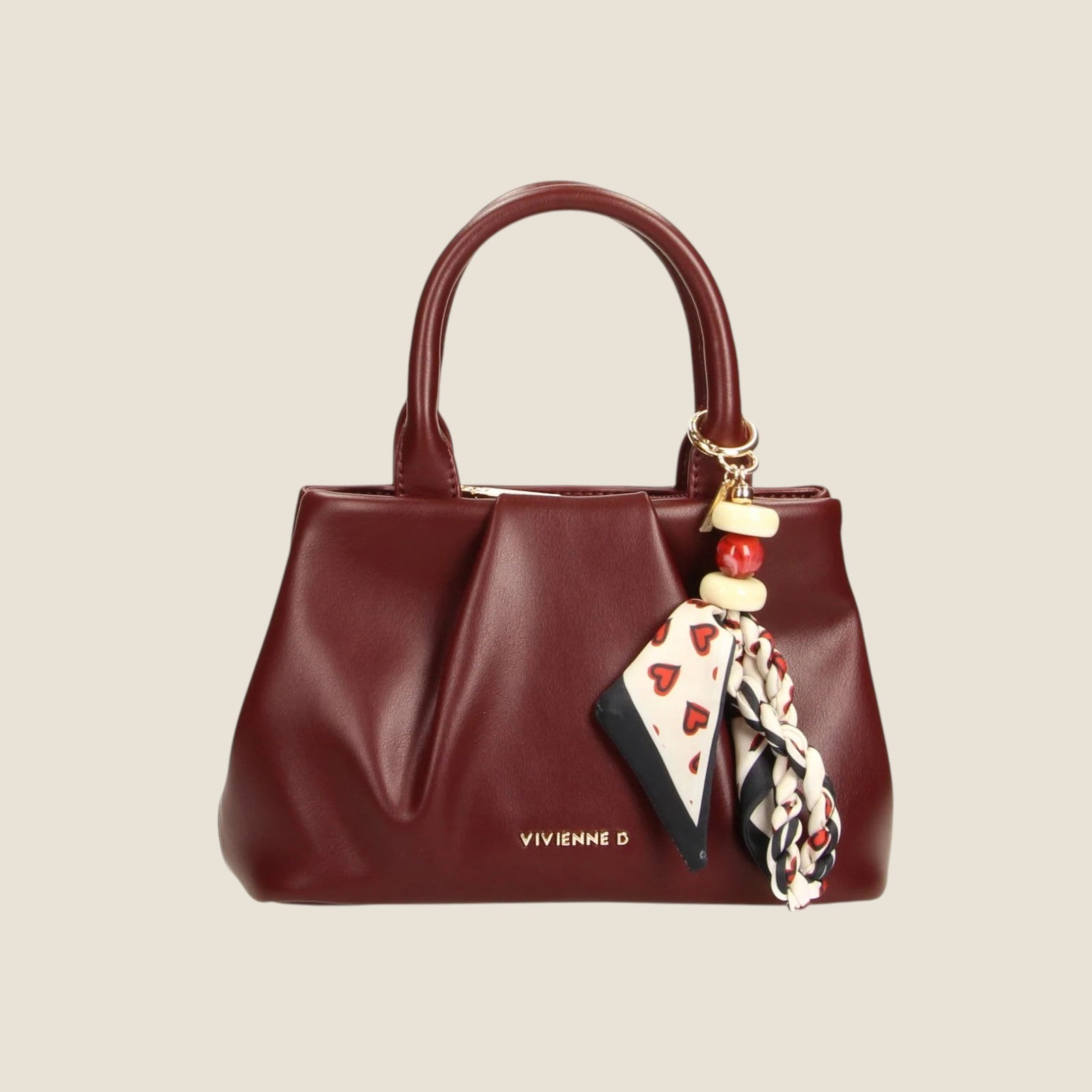 Mini bag emma bloom Bordeaux