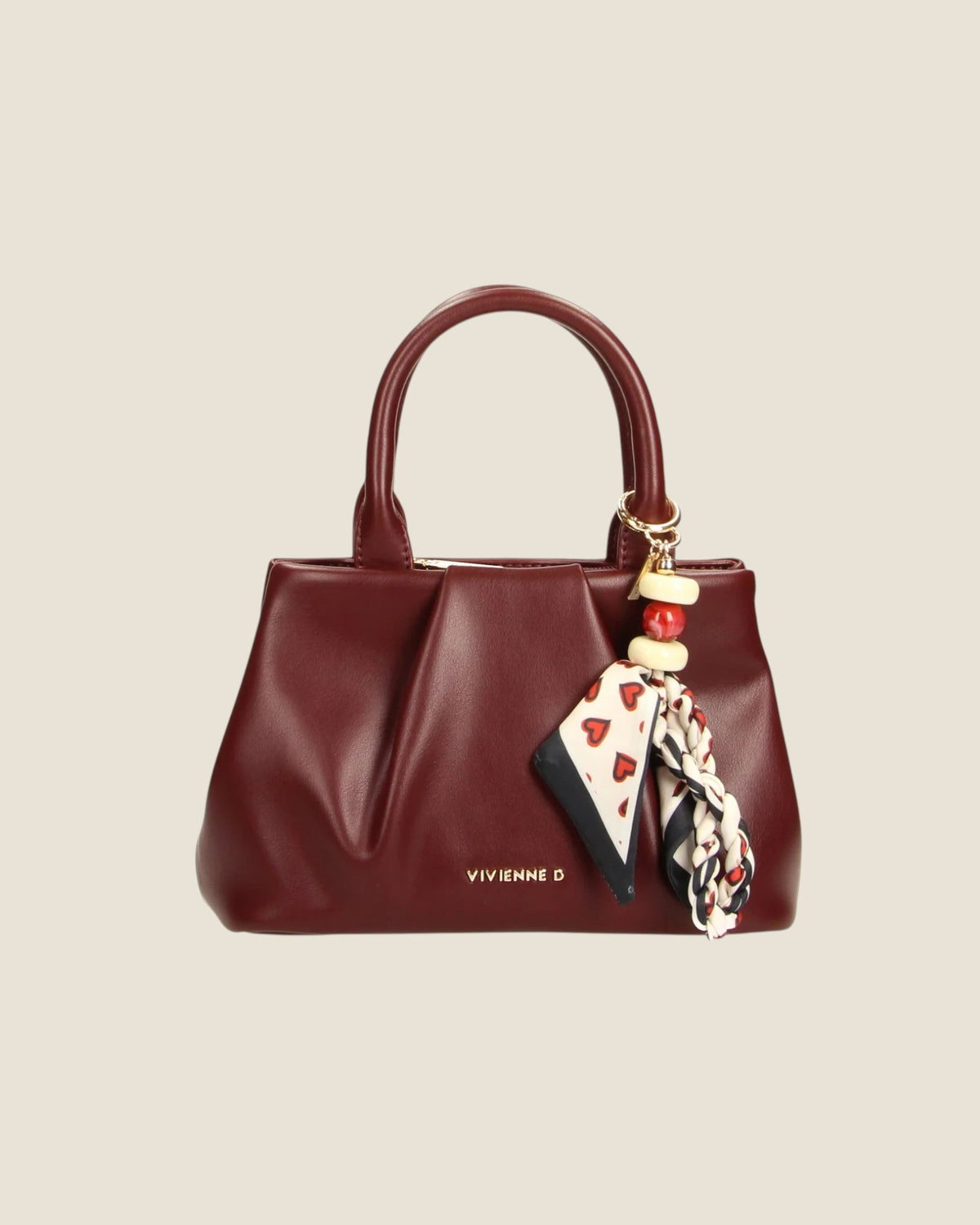 Mini bag emma bloom Bordeaux