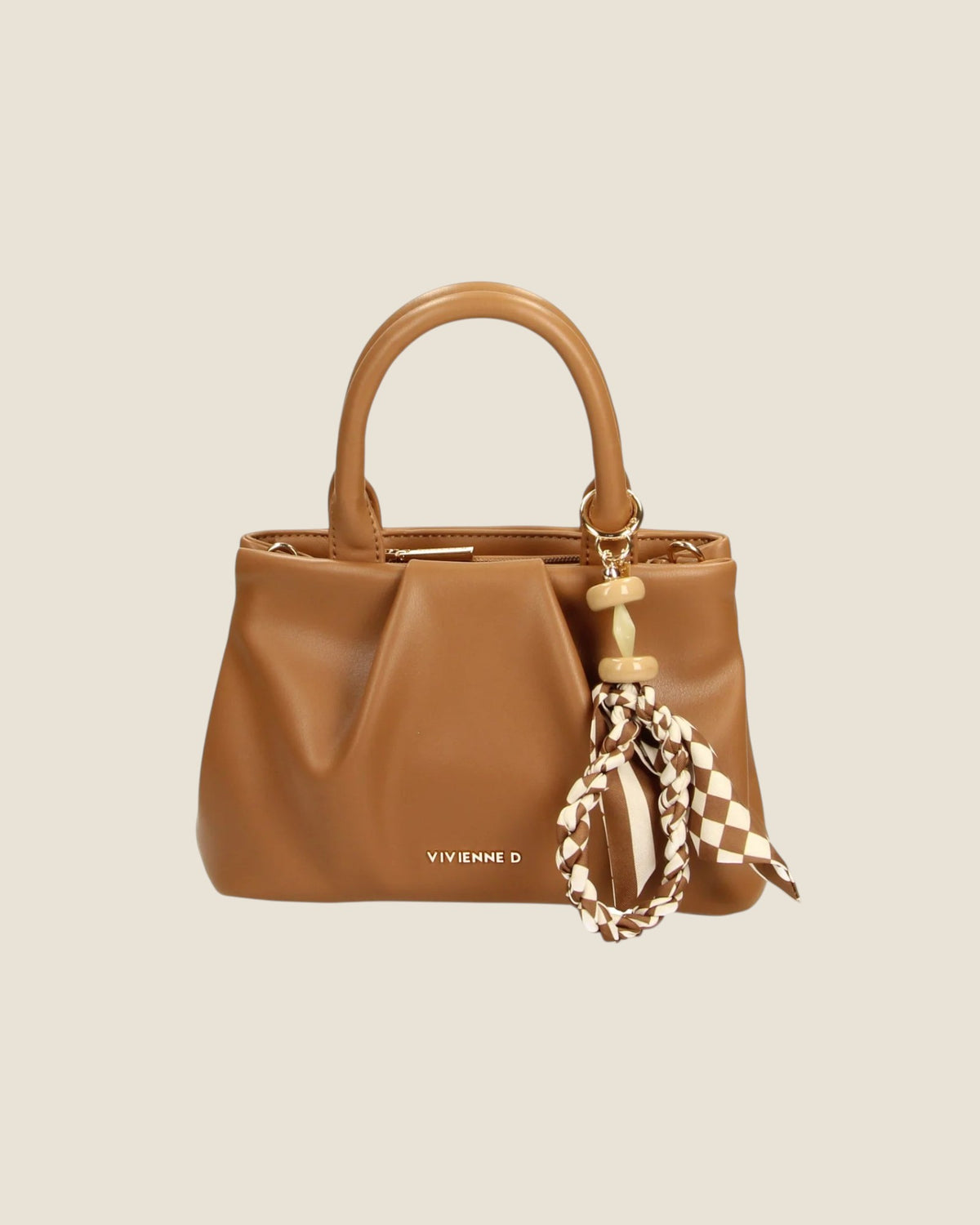 Mini bag emma bloom Camel