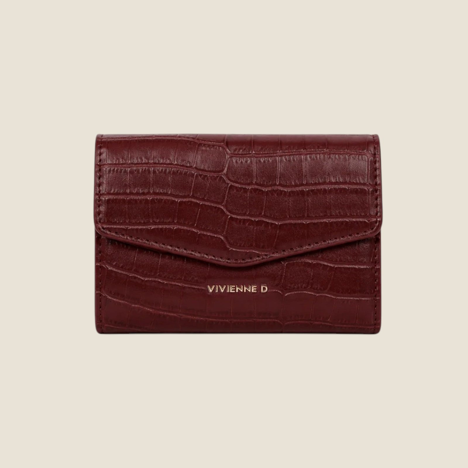 Portafoglio leah ring Bordeaux