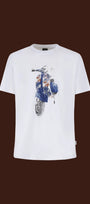Over/D - T-shirt con Grafica Vespa M/M Paricollo