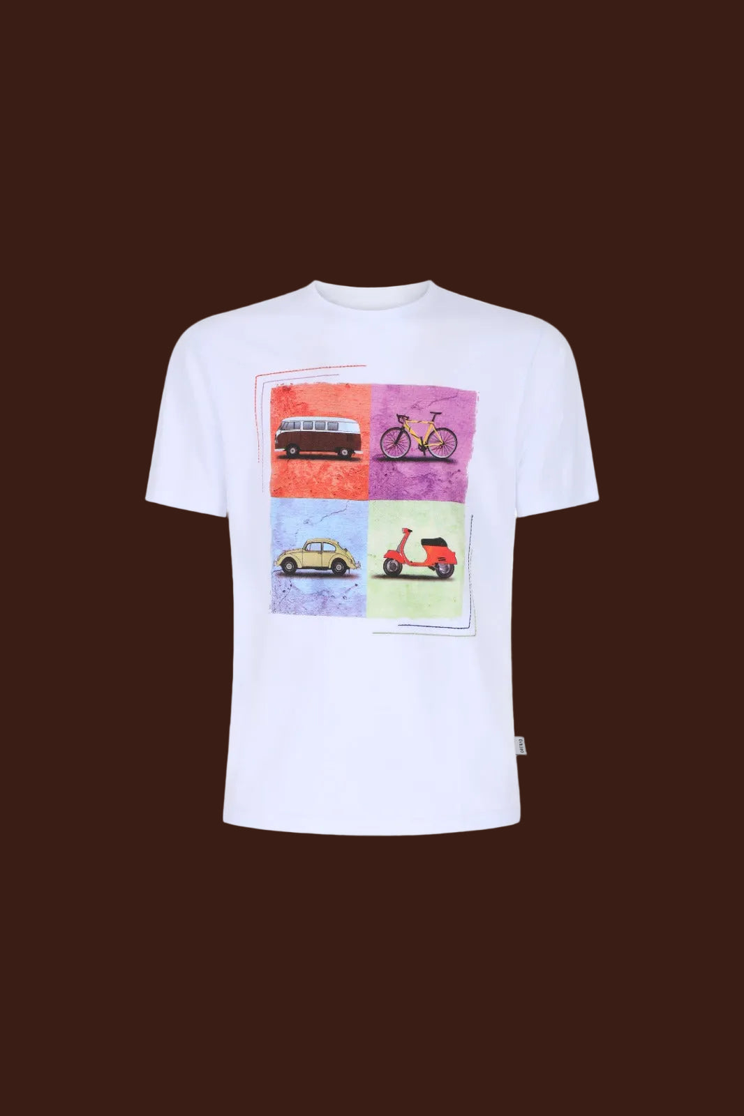 Over/D - T-shirt con stampa M/M