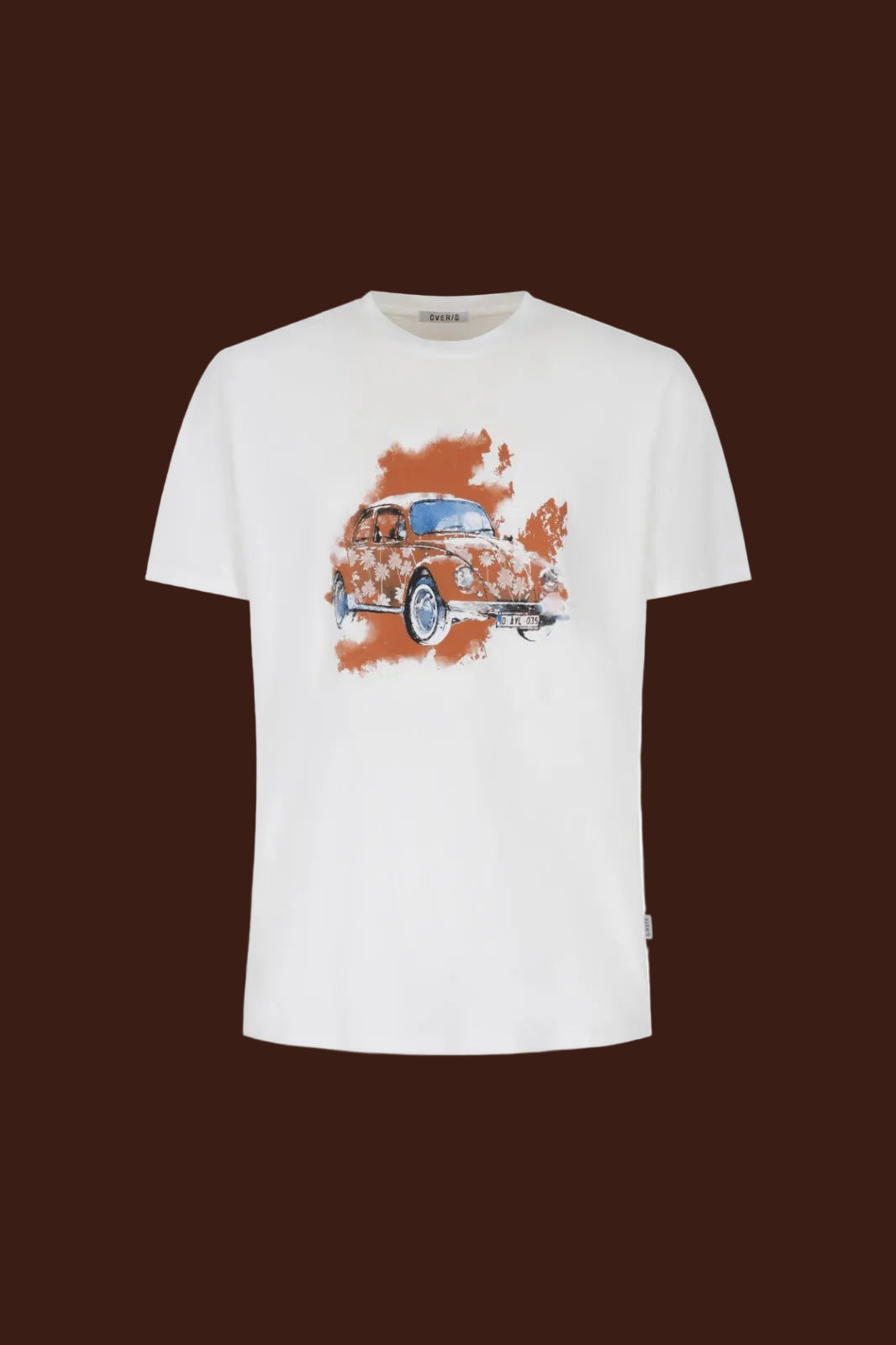 Over/D - T-Shirt Stampa 500 Paricollo