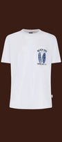 Over/D - T-Shirt Grafica Surf M/M con Taschino