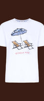 Over/D - T-Shirt con stampa Sdraio M/M