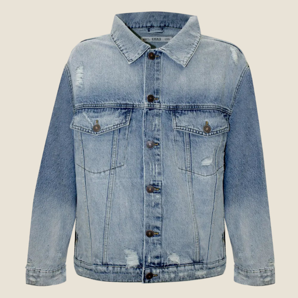 Over/D - Giubbino Denim Relaxted Fit Tom