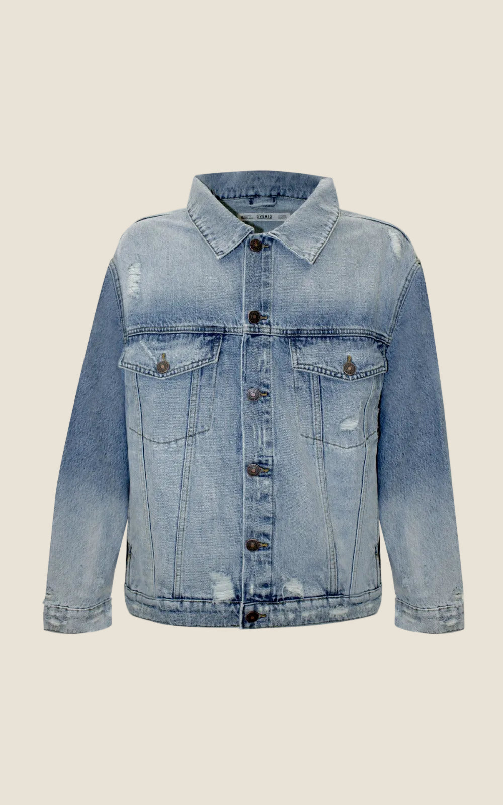 Over/D - Giubbino Denim Relaxted Fit Tom