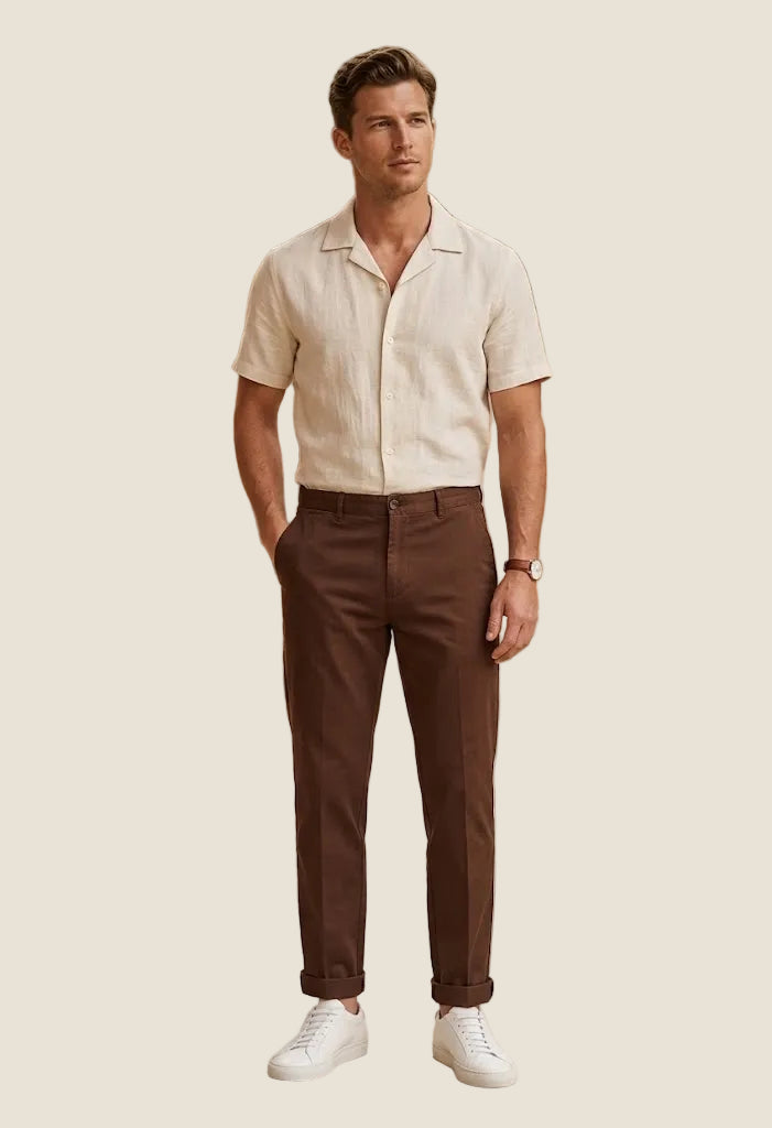 Over/D - Pantalone Modello Chino Slim Fit