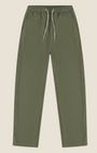 Madison Shop olive green slim fit chino jogger pants with an elasticated drawstring waist and modern silhouette.
