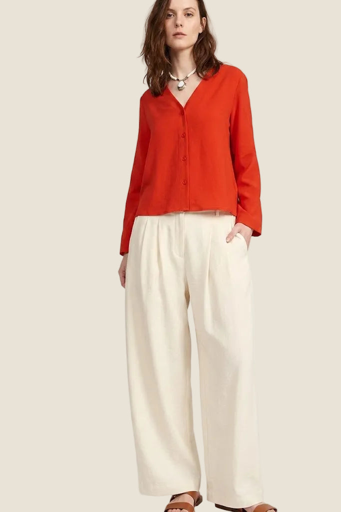 Dixie Pantalone Wide Leg Sartoriale