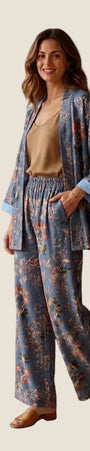 Dafne - kimono e pantalone completo