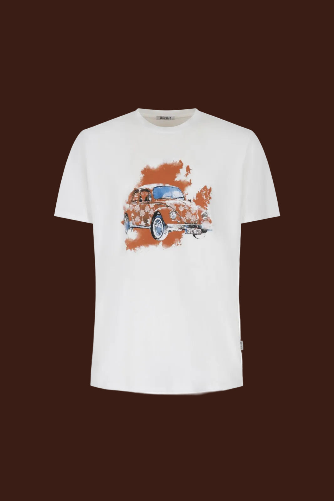 Over/D - T-Shirt Grafica Paricollo Manica Corta